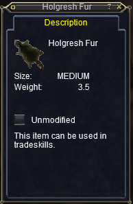 Holgresh Fur